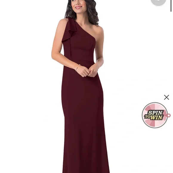 Azazie | Dresses | Burgundy Azazie Bridesmaid Dress | Poshmark